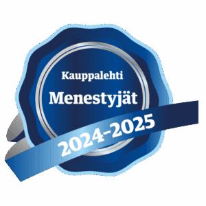 Tehdenille on myönnetty Kauppalehden Kestomenestyjät-sertifikaatti.