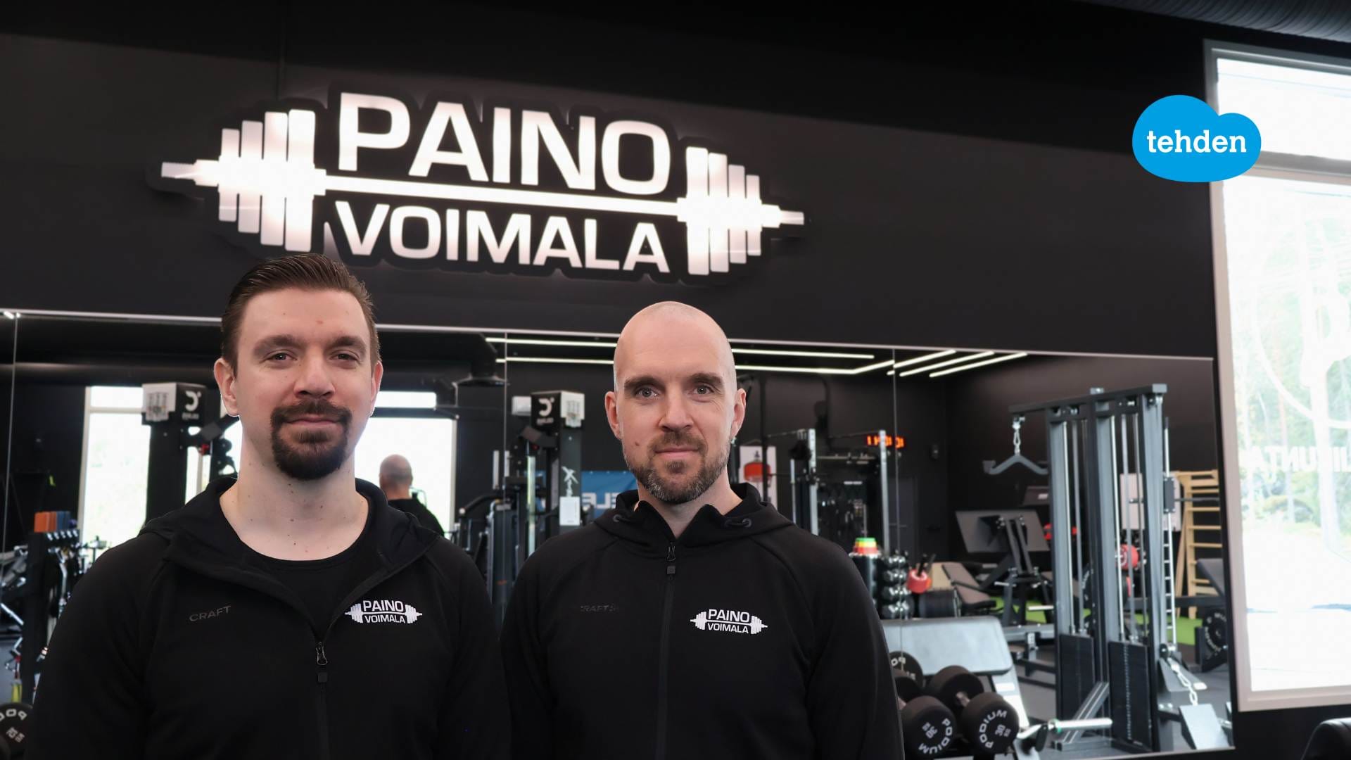 Painovoima-kuntosali käyttää Tehden-järjestelmää.