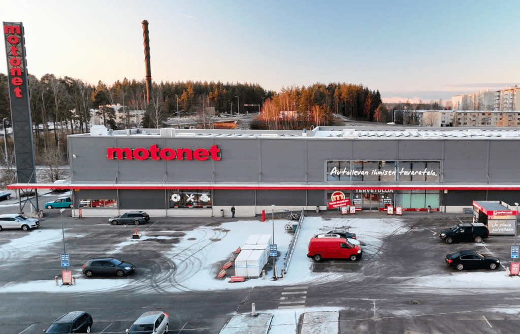 Motonet-tavaratalot käyttävät Tehden-järjestelmää.