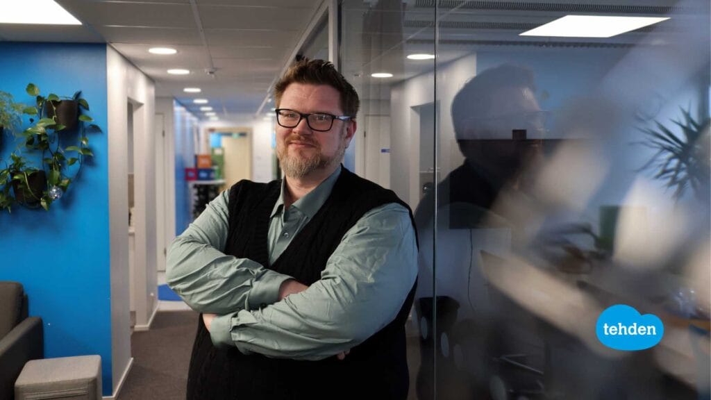 Tehdenin tuotejohtaja Mikko Luukkonen.