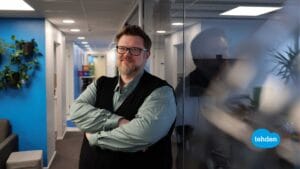 Tehdenin tuotejohtaja Mikko Luukkonen.