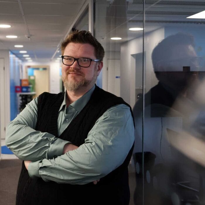 Tehdenin tuotejohtaja Mikko Luukkonen.