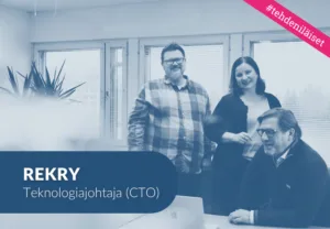 Etsimme teknologiajohtajaa vastaamaan kokonaisuutena ohjelmistokehityksemme ja teknologiamme johtamisesta.